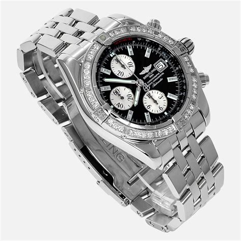 breitling evolution a13356|breitling a13356 diamond bezel.